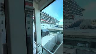 Gangway Boarding Cruise Ship baltimore carnivalcruises carnivalpride [upl. by Auqinahs757]