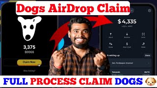 NOW Steps Dogs airdrop Claim  dogs listing date and price  Dogs Airdrop Checklist  dogs [upl. by Ennyl]