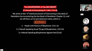 OVERCOMING Portrait 3 Rev 1316 Pt 1 Blasphemies of the Sea Beast 1132024 by Bernard Lee [upl. by Dole]