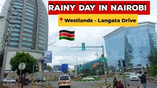 Crazy Nairobi Traffic flow on a Rainy Day Westlands to NgongLangata Link Road [upl. by Astor]