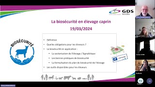 Webinaire Sanitaire et biosécurité en élevage caprin  Les bons réflexes [upl. by Iral461]