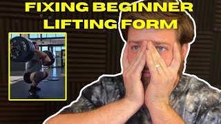 Fixing Beginner Olympic Lifting Form ft Calvinlackey81kg [upl. by Htebazila]