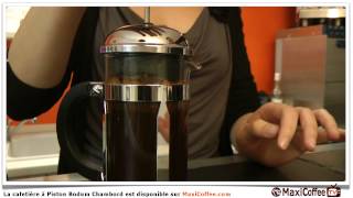 BODUM CHAMBORD  Cafetière à piston  Le Test MaxiCoffee [upl. by Annawahs]