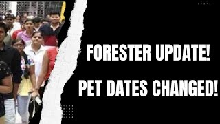 FORESTER EXAM UPDATE PETPST date changed [upl. by Ylac829]