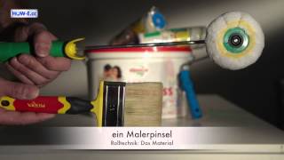 Effektmalen Rolltechnik  Das Material [upl. by Fitz446]