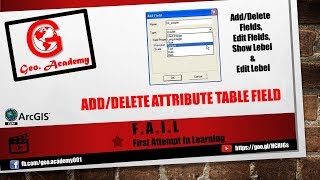 Add Attribute Table Field  Add Label  Edit Table and Field  GIS Bangla Tutorial [upl. by Winny490]