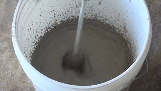 Demonstration Super Plasticizer with Ultrafine Cement [upl. by Oironoh645]