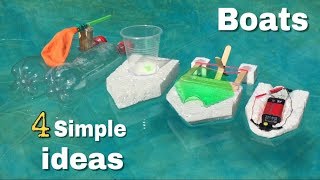 4 Amazing ideas for Fun or Simple Ways to Make a Boats [upl. by Analise]