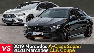 2020 Mercedes CLA Vs 2019 Mercedes A Class ► Design amp Dimensions [upl. by Nnairrehs93]