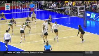 Minnesota vs Hawaii NCAA Volleyball Regional Finals 2015 Set 4 Part 1 [upl. by Asela]