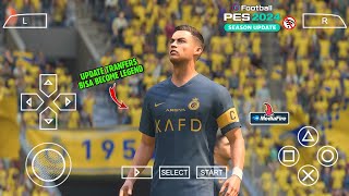 eFootball PES PPSSPP 2024 Android Camera PS5 Best Graphics amp Full Update [upl. by Atronna]