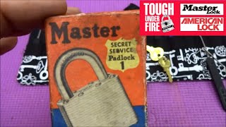 388 Master Lock quotSecret Servicequot Padlock [upl. by Chiquita311]