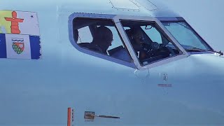 Cockpit closeup Plane Spotting Cessna Dash 8 Boeing 737 Edmonton Canada Summer 2022 [upl. by Bergren]