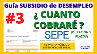 👩‍👩‍👧‍👧SUBSIDIO DESEMPLEO Importe Duracion Plazo 👌 Asesoria online gratis📢 Como pedir el paro SED [upl. by Moguel306]