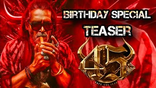 Upendra 45 Kannada Movie Teaser  Upendra  45 Kannada Movie  Teaser  45 Movie  Shivarajkumar [upl. by Nosahc]