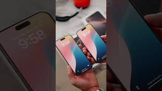 iPhone 16 Pro vs iPhone 16 Pro Max Natural vs Desert Titanium [upl. by Purdy]