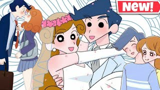 Kazama and himawari love journey😍😍shinchan subscribe kazamalovelikerishieditz [upl. by Einnaj]