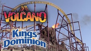 RIP Volcano The Blast Coaster 1998  2018 Closed Forever [upl. by Ryon]