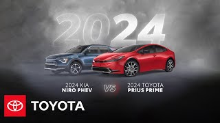 2024 Toyota Prius Prime vs 2024 Kia Niro PHEV  Toyota [upl. by Omsoc]