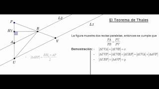 El Teorema de Thales [upl. by Kata]