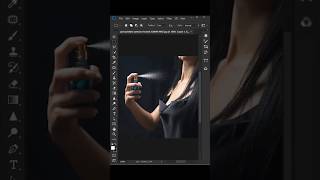 how to make perfume spray effect in Photoshop photoshop shorts tutorial [upl. by Randee96]