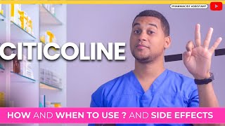 Citicoline How to Use It amp 3 Common Side Effects [upl. by Scutt]