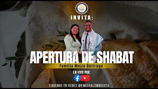 🕎🥖🍷 Apertura de shabat en EJAD Familia Mejia Buitrago🍷🥖🕎 [upl. by Vitia314]