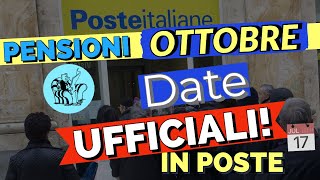 ✅ UFFICIALE PENSIONI OTTOBRE 2023❗️CALENDARIO PAGAMENTI in POSTE SCAGLIONATI PER COGNOMI 📅 [upl. by Arreis929]