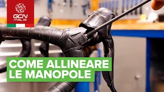 Come allineare le manopole dei freni  Manutenzione base per bici da strada [upl. by Erlinna]