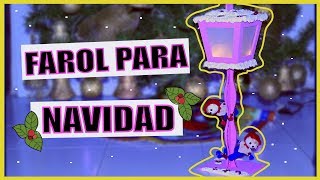 Fantasías Miguel ¿Cómo DECORAR RÁPIDO un farol de navidad ⛄ [upl. by Hirza248]