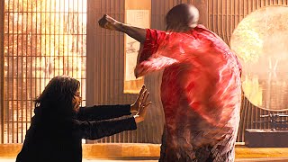 The Matrix Resurrections  Neo vs Morpheus Fight Scene  Movie CLIP 4K [upl. by Kolodgie]