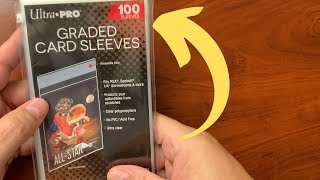 Ultra Pro Graded Card Sleeve review [upl. by Rihaz]