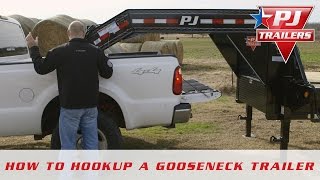 How to Hook Up a Gooseneck Trailer [upl. by Ettezyl642]