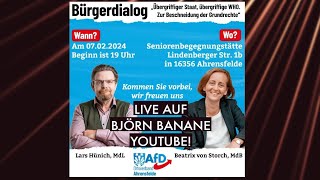 Livestream vom AfD Bürgerdialog [upl. by Ariak]