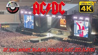 💿 ACDC  If You Want Blood Youve Got It ❗OPENING SONG❗ live in Sevilla 2024  Ultra HD 4K 💿 [upl. by Eiramanitsirhc]