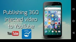 How to upload and publish 360 video from a mobile to YouTube [upl. by Enilrek486]