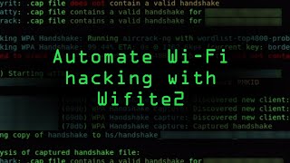 Automate WiFi Hacking with Wifite2 in Kali Linux Tutorial [upl. by Nert]