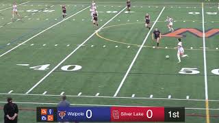 Walpole Varsity Girls Soccer vs Silver Lake [upl. by Lissa390]