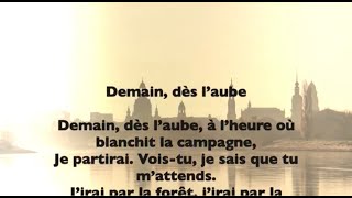 Poème demain dès laube [upl. by Lorine522]