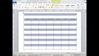 How to Create and Customize Calendar in MS Word [upl. by Nosnibor186]