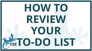 How to Review Your ToDo List Using the Eisenhower Matrix [upl. by Eipper]