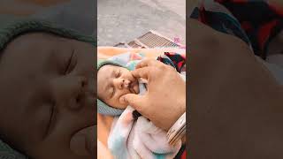 New born baby status cutebaby newbaby newborn cute youtubeshorts shorts [upl. by Tallou518]