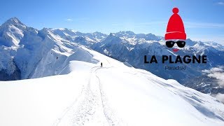 La Plagne Off Piste Guide North Face Grande Rochette amp Glacier de Bellecôte 4K [upl. by Waldemar]