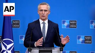 NATO chief warns that Trumps remarks undermine security of the alliance [upl. by Salohcim]