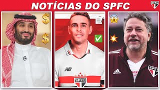 🤩BEM VINDO DE VOLTA OSCAR PEDIU PARA VOLTAR AO SPFC INVESTIDOR ÁRABE VAI BANCAR REFORÇO DE PESO E [upl. by Wilow]