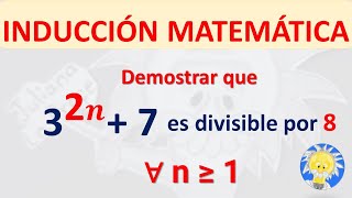 📌 INDUCCIÓN MATEMÁTICA  Cómo demostrar DIVISIBLILIDAD por INDUCCIÓN MATEMÁTICA  Juliana la Profe [upl. by Modeste]