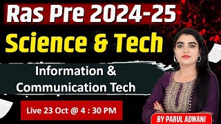 RAS PRE CLASSES 2024 I RAS PRE SCIENCE AND TECHNOLOGY I RAS PRE TEST TEST SERIES rpsc [upl. by Eseela]