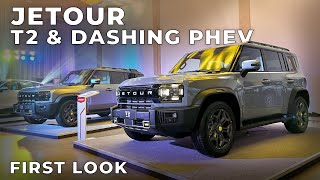 2024 Jetour T2 and Dashing PHEV First Look [upl. by Odarbil]