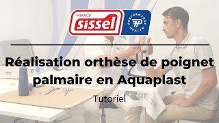 Tuto Rolyan Réalisation orthèse de poignet palmaire en Aquaplast [upl. by Ylas]