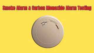 Smoke amp Carbon Monoxide Alarm Testing [upl. by Dine35]